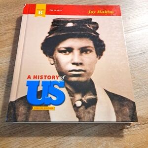 A History of US Book Volume B 1790 to 1877 Joy Hakim Hardcover Used